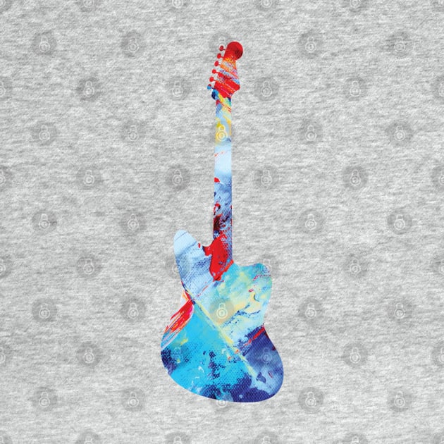 Offset Style Electric Guitar Paint Texture by nightsworthy